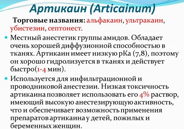артикаина гидрохлорид